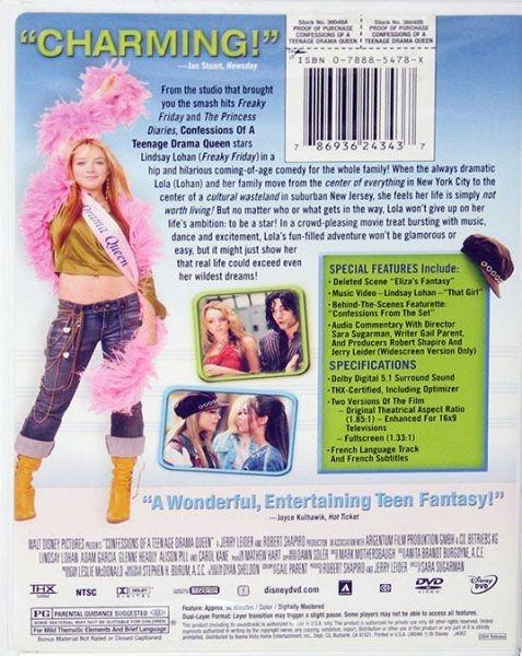 Confessions of a Teenage Drama Queen Sash