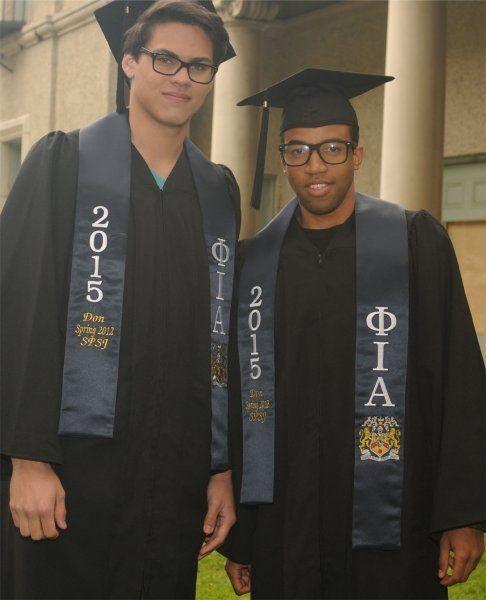Phi Lota Alpha Graduation Sash Stole 2015