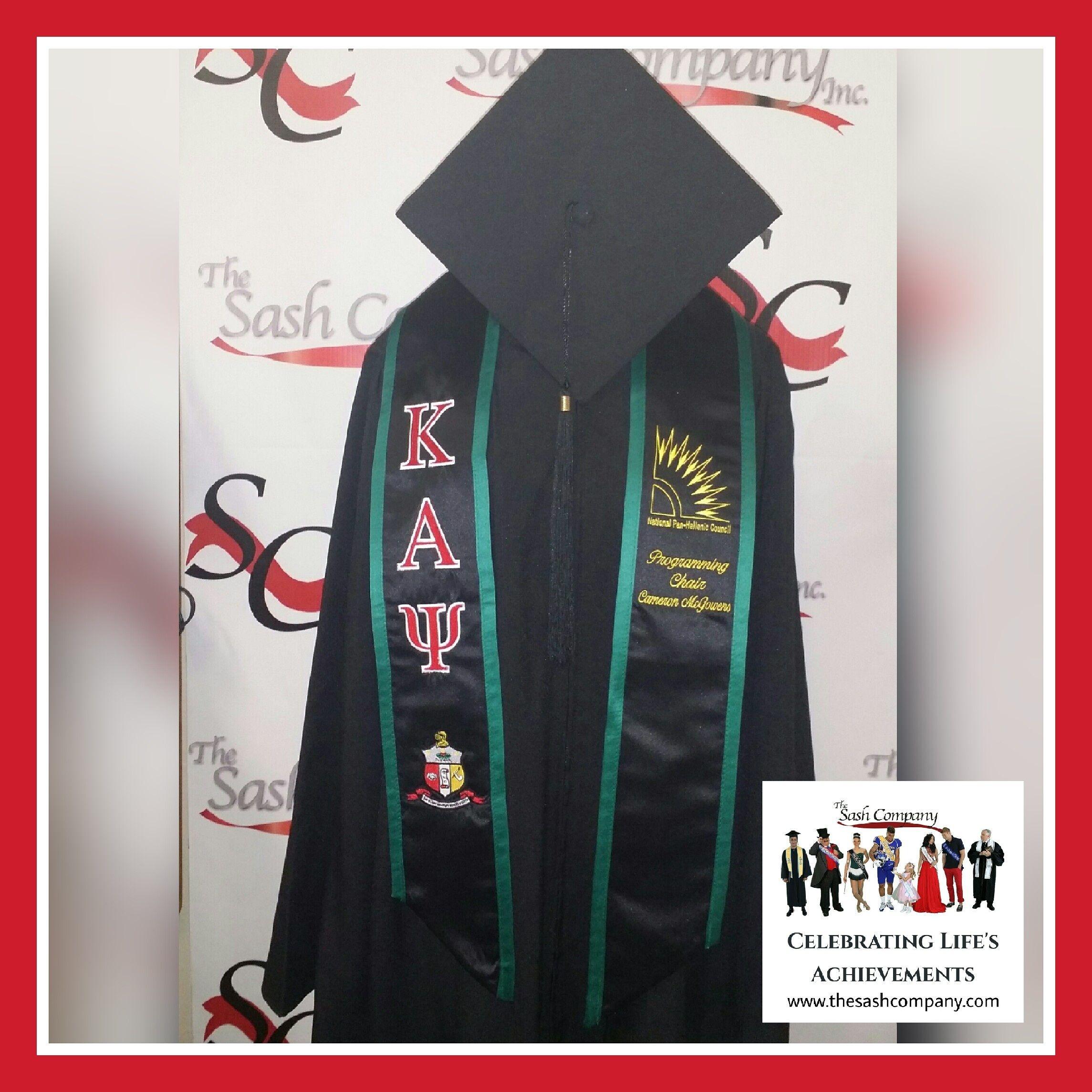 Kappa Alpha Psi Graduation Stole