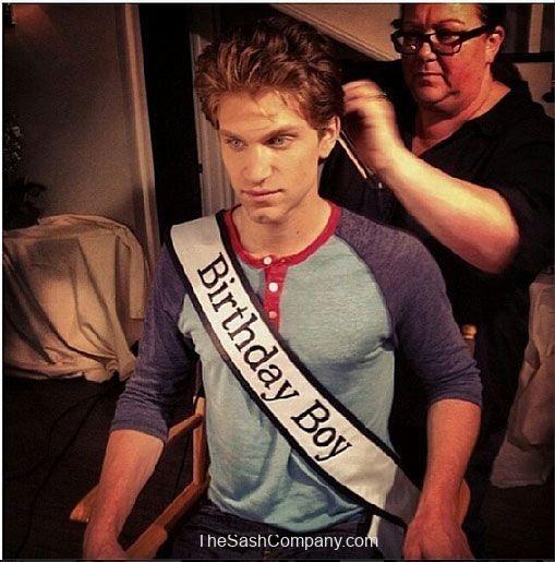 Keegan Allen Pretty Little Liars Birthday Sash