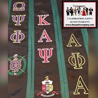 Greek Club Graduation Stoles