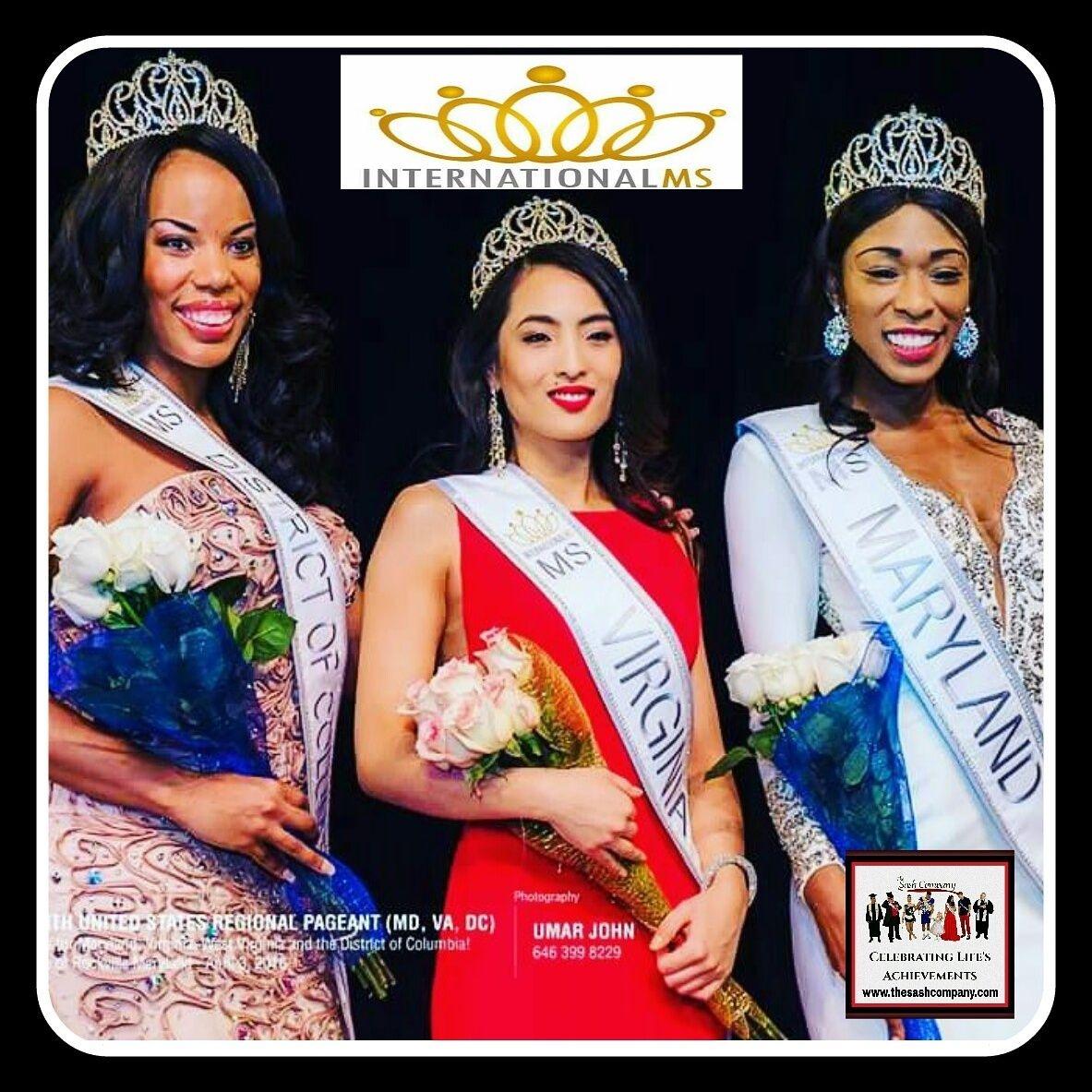 International MS Pageant Sashes