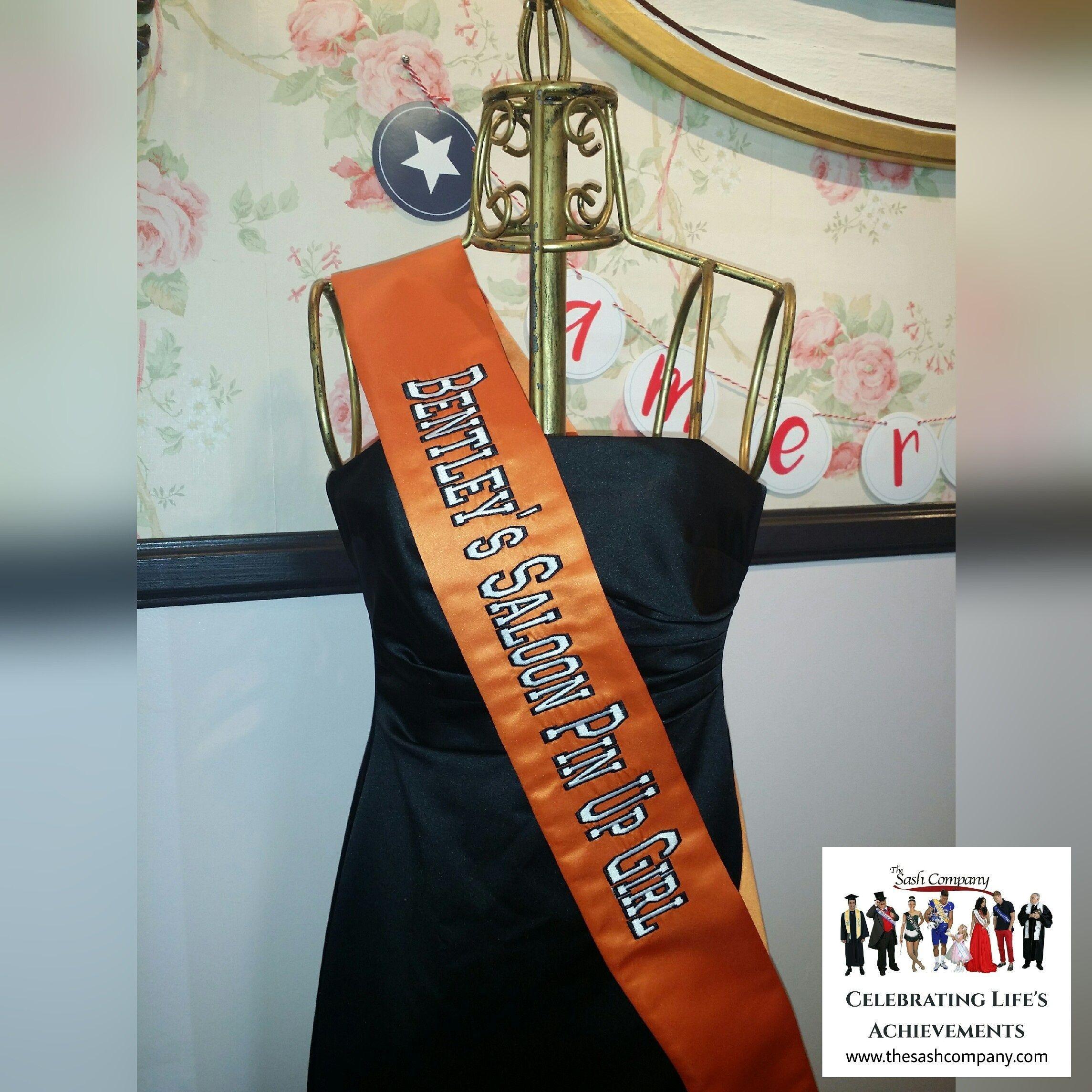 Bentley's Saloon Pin Up Girl Sash