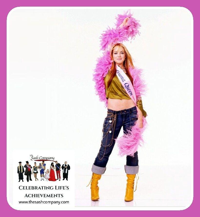 Disney's Confession of a Teenage Drama Queen Movie Sash for Lindsay Lohan
