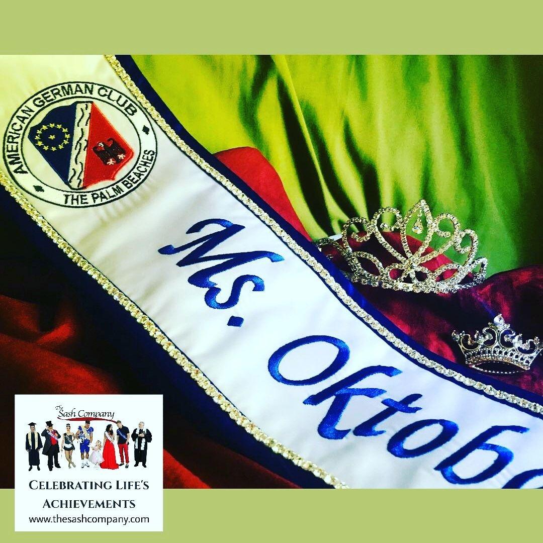 Oktoberfest Sash and Crown