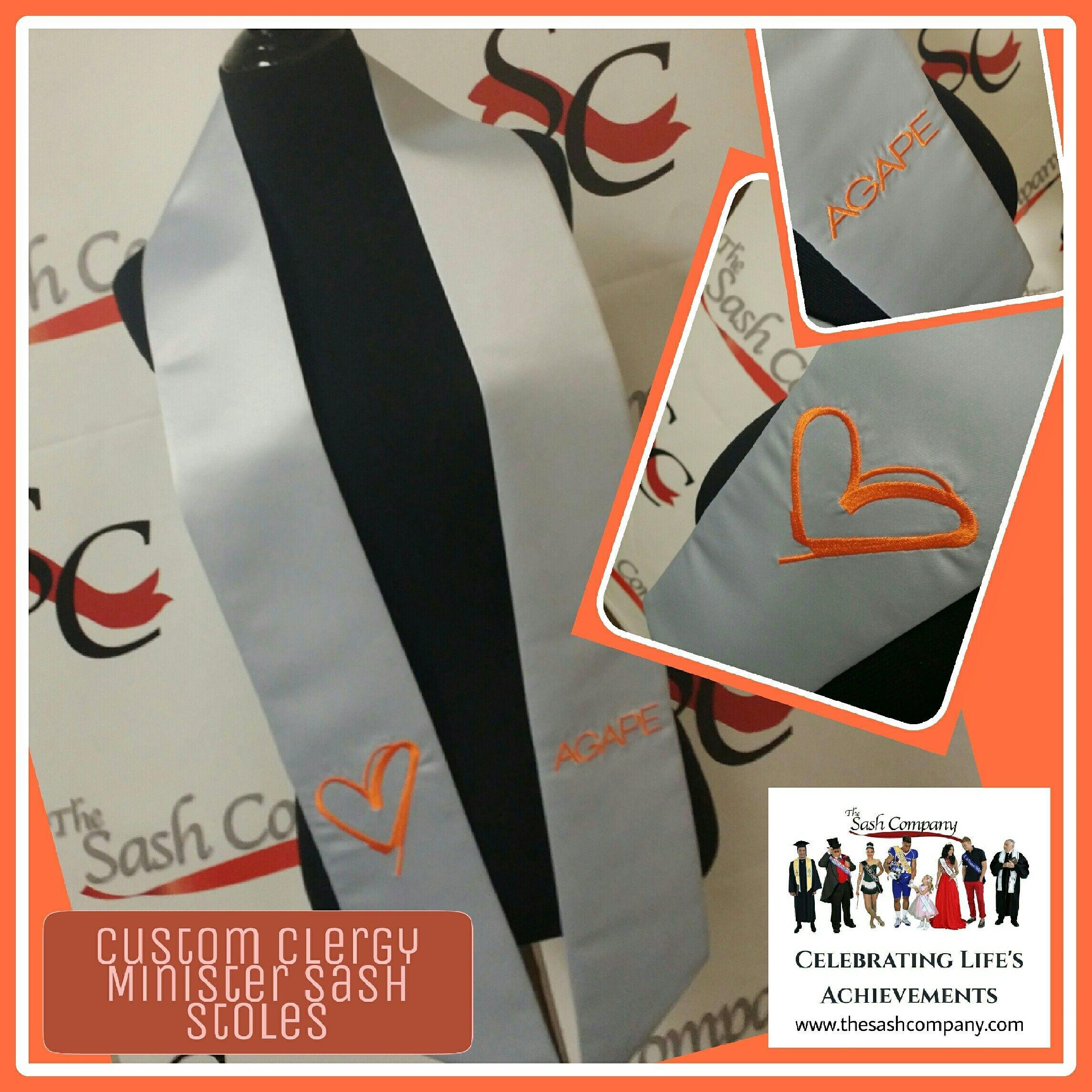Agape Clergy Minister Sash Stoles