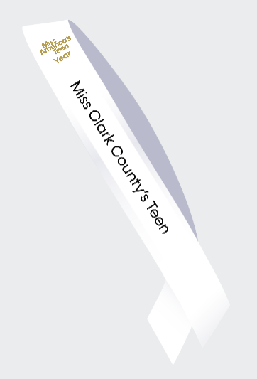 Miss America's Teen Local Sash