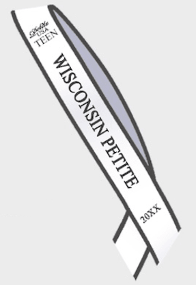 Petite USA State Pageant Sashes