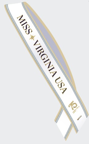 Miss USA State Sashes