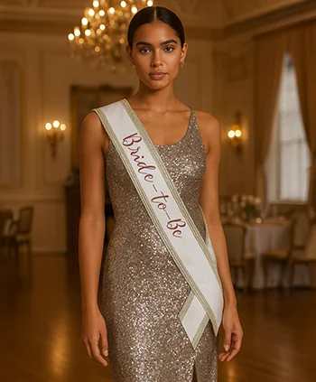 Radiant Bridal Party Sashes