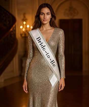 Vogue 'Bride-To-Be' Sash